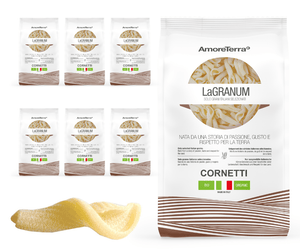 (offerta) 6 pz. Cornetti bio "LaGranum" - artigianale, BIO, grano italiano 500g. - AmoreTerra shop