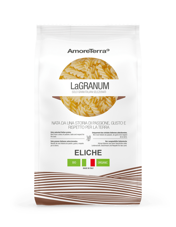 Eliche tradizionale "LaGranum" - artigianale, BIO, grano italiano 500g. - AmoreTerra shop