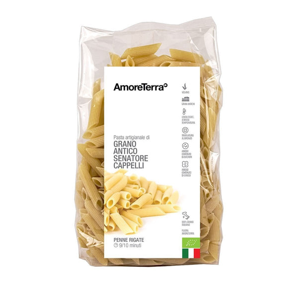 Penne rigate Senatore Cappelli - artigianale, BIO, grani antichi 500g. - AmoreTerra shop