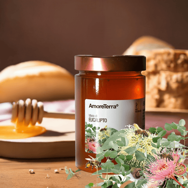 Miele crudo di Eucalipto Bio | Sconto 25%| Scade Giugno 2025 - AmoreTerra shop