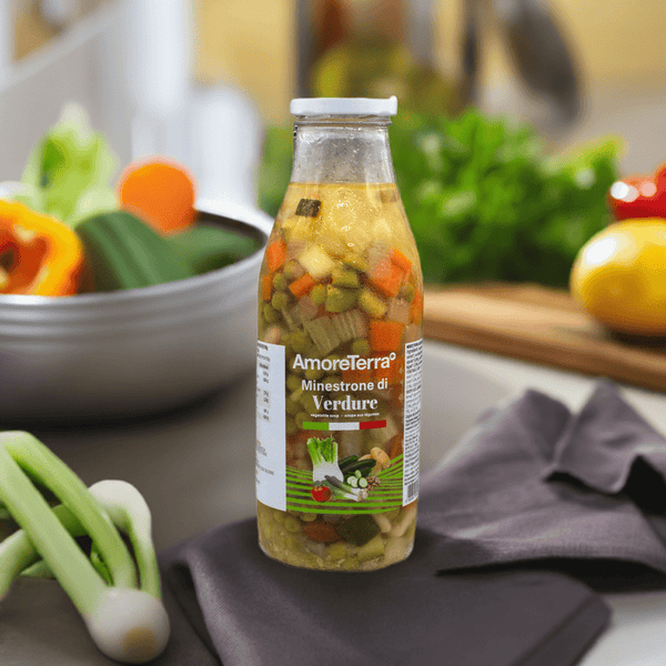 Minestrone bio | Verdure e legumi | 500 ml | AmoreTerra - AmoreTerra shop