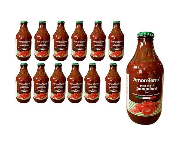 Offerta - 12 pz Passata di pomodoro BIO - 330g x 12 pz - AmoreTerra shop