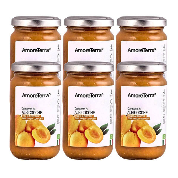 Offerta 6 Pz. Comp. di Albicocche BIO, no pectina|AmoreTerra €21.99 AmoreTerra