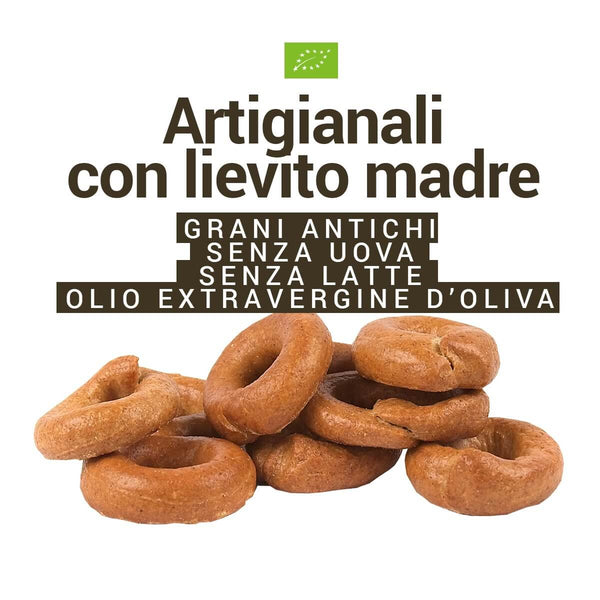 Farro taralli bio artisanal sans oeufs |AmoreTerra €3.4 AmoreTerra