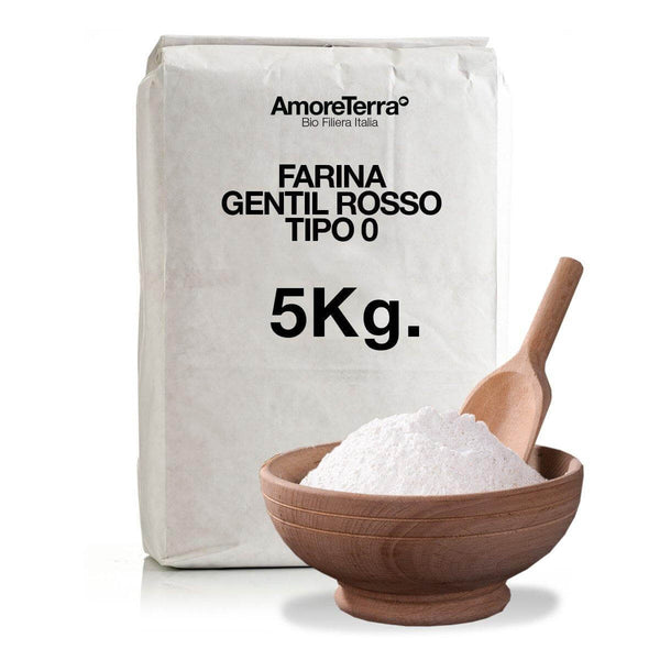 Farina Gentil Rosso Tipo 0 Bio macina a pietra | AmoreTerra €20 AmoreTerra