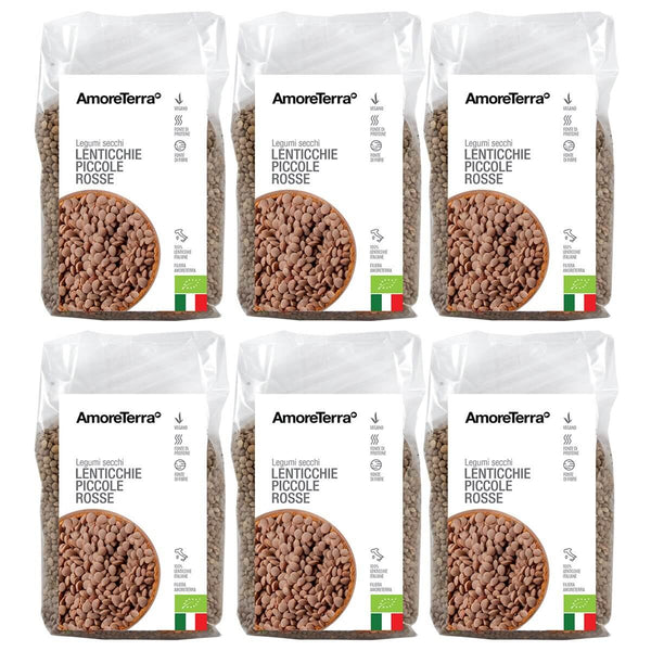 Offerta 6pz. Lenticchie piccole Rosse - Bio Italia 400g. €19.17 AmoreTerra shop