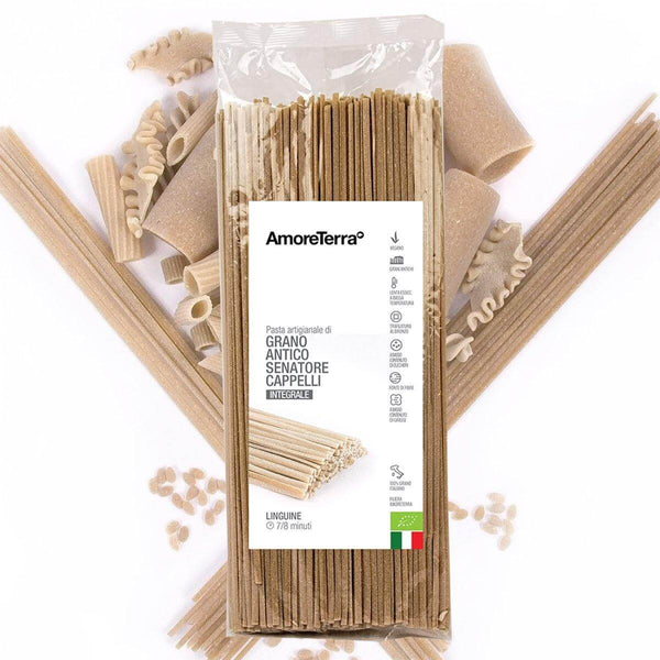 Linguine integrali S. Cappelli BIO artigianali | AmoreTerra €3.25 AmoreTerra