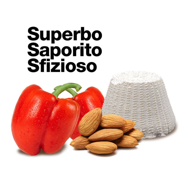 Pesto calabrese, pomodori italia, parmigiano DOP|AmoreTerra €3.5 AmoreTerra