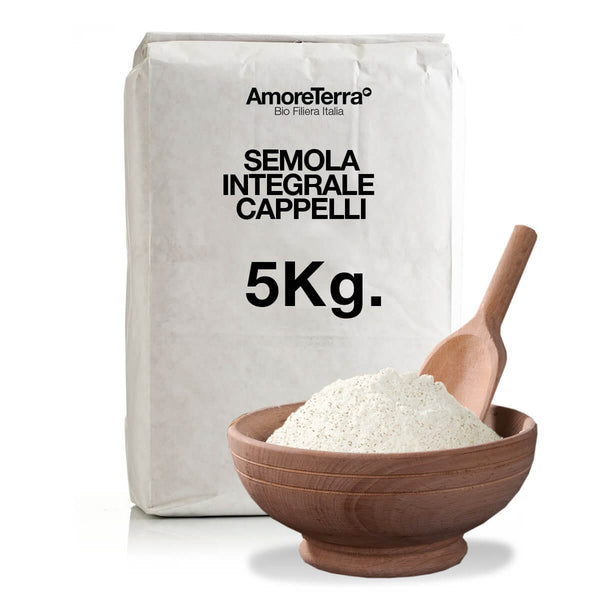 Semola integrale S. Cappelli BIO 5Kg | AmoreTerra €20 AmoreTerra