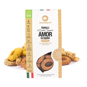 Farro taralli bio artisanal sans oeufs |AmoreTerra €3.4 AmoreTerra