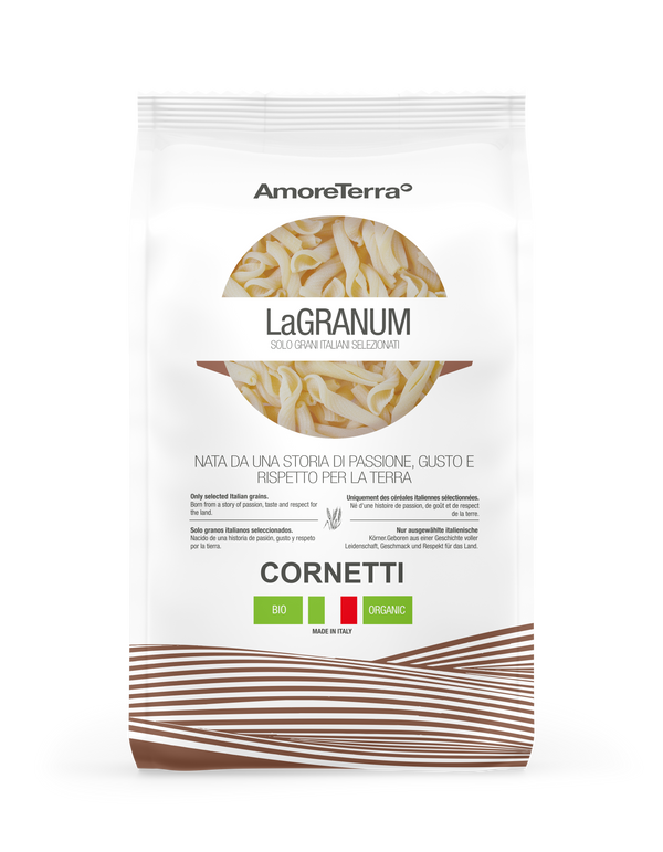 Cornetti tradizionale "LaGranum" - artigianale, BIO, grano italiano 500g.