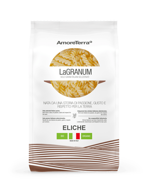 Eliche tradizionale "LaGranum" - artigianale, BIO, grano italiano 500g.