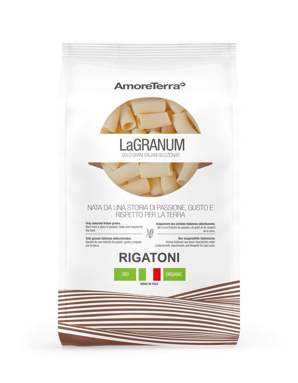 Rigatoni "La Tradizionale" - artigianale, BIO, grano italiano 500g.