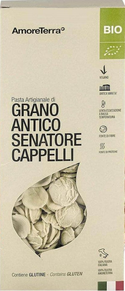 Orecchiette di Senatore Cappelli - artigianale, BIO, grani antichi 500g.