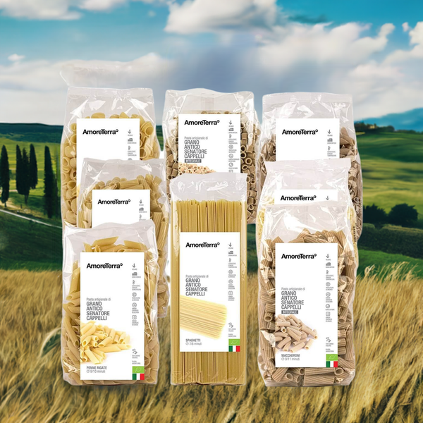 (offer) 12 Pcs. Senatore Cappelli - artisanal, BIO, ancient grains, Italian wheat, slow drying Tot.5Kg.