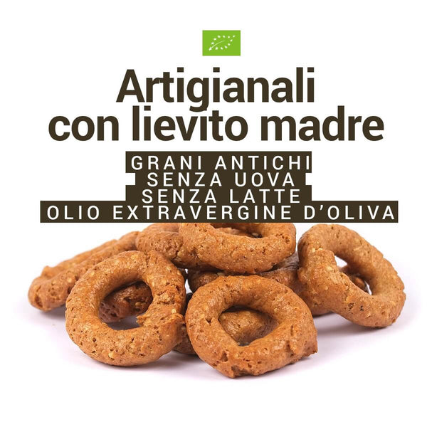 Taralli di Farro e sesamo BIO artigianali | AmoreTerra €3.2 AmoreTerra