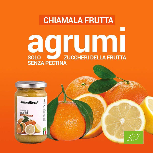 Composta di agrumi bio - tutta frutta no pectina| AmoreTerra €3.6 AmoreTerra