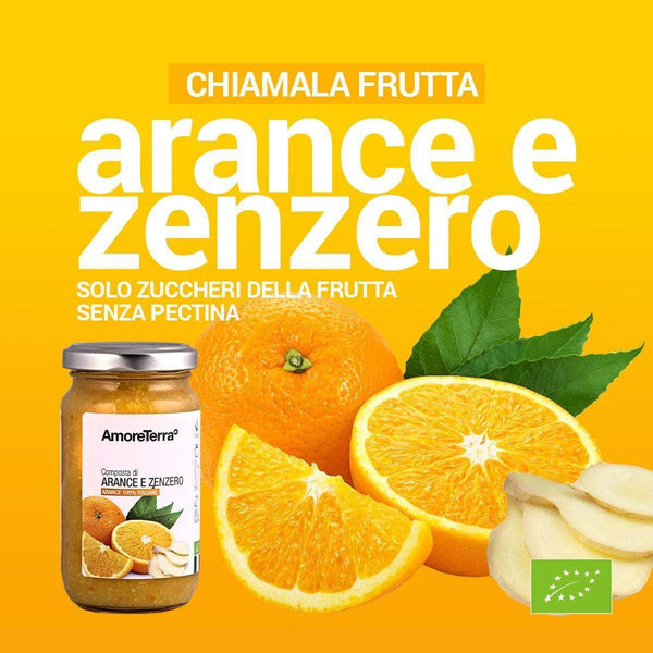 Composta di arancia e zenzero bio, tutta frutta | AmoreTerra €3.9 AmoreTerra