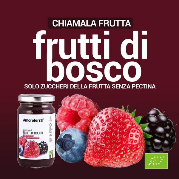 Composta Frutti di bosco BIO, no pectina | AmoreTerra €4.2 AmoreTerra