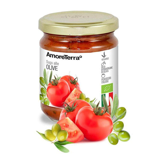 Sugo pronto alle olive con olio extravergine BIO|AmoreTerra €1.7 AmoreTerra