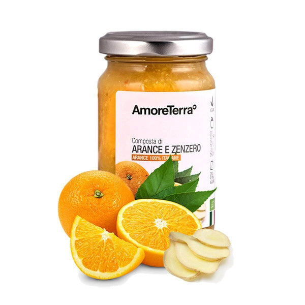 Composta di arancia e zenzero bio, tutta frutta | AmoreTerra €3.9 AmoreTerra