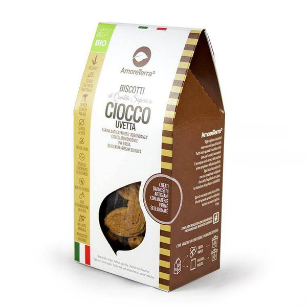 Biscotto Cioccolato e uvetta, BIO artigianale | AmoreTerra €4.1 AmoreTerra