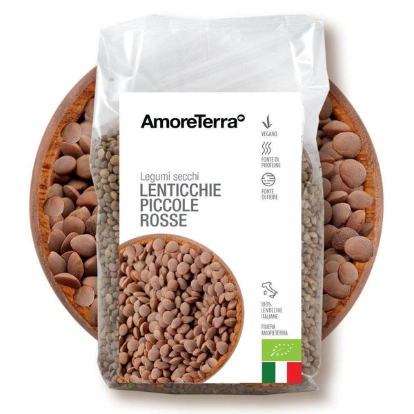 Lenticchie piccole rosse italiane BIO | AmoreTerra €3.4 AmoreTerra