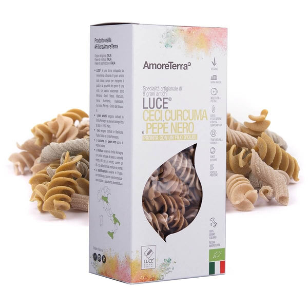 Trucioli Luce® 9 cereali bio, curcuma e pepe nero|AmoreTerra €2.95 AmoreTerra