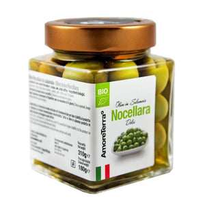 Olive Nocellara del Belice in salamoia, DOP, BIO| AmoreTerra €4.6 AmoreTerra