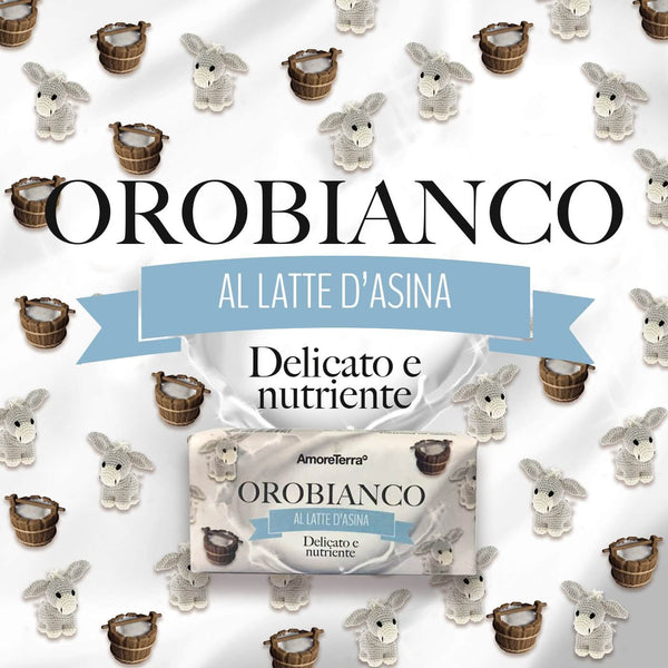 ORO BIANCO Sapone naturale al latte d'asina | AmoreTerra €5 AmoreTerra