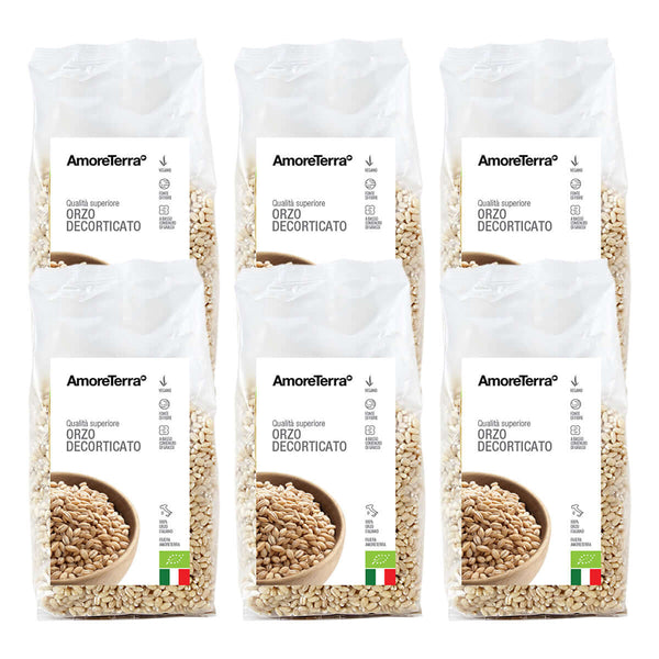 (offer) 6 pcs. Hulled barley, organic Italy
