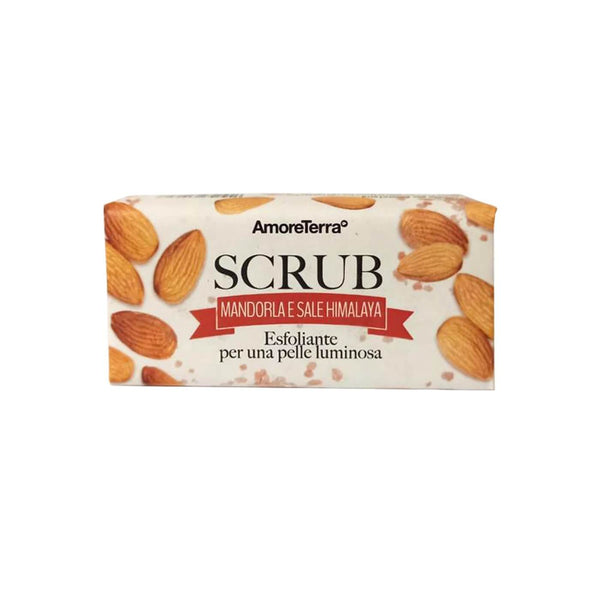 SCRUB Sapone naturale, Mandorla e sale Himalaya | AmoreTerra €5 AmoreTerra