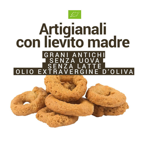 Taralli S. Cappelli Bio artigianali senza uova|AmoreTerra €3.2 AmoreTerra