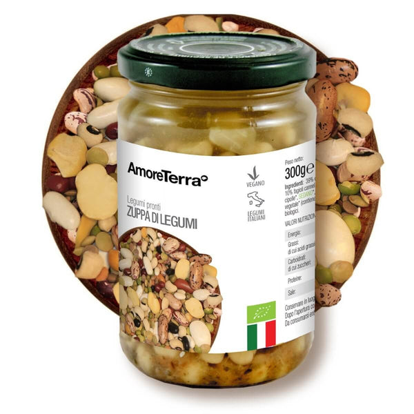 Zuppa pronta biologica di legumi italiani | AmoreTerra €2.7 AmoreTerra